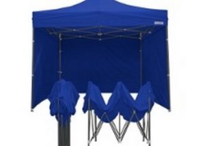 Gazebo 3x3 pieghevole blu